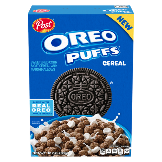 Post Oreo Puffs Cereal, 10oz.