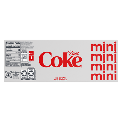 Diet Coke 10pk 7.5oz Mini Can