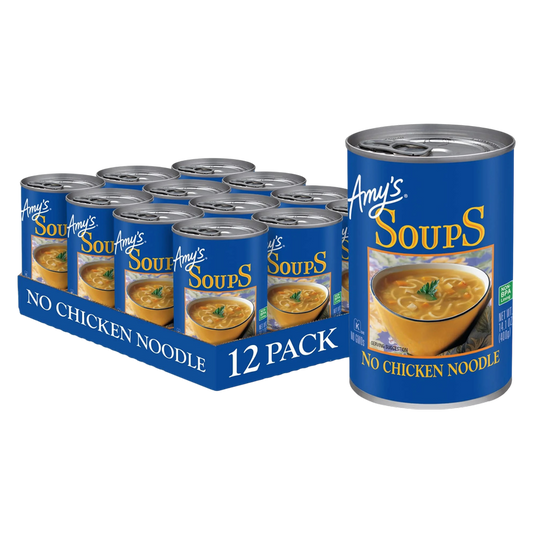 Amy's No Chicken Noodle Soup 14.1oz 12 CT