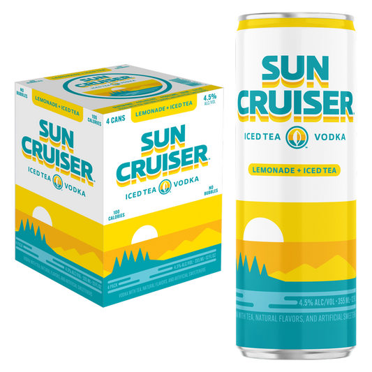 Sun Cruiser Lemonade + Iced Tea Vodka 4pk 12oz Can 4.5% ABV