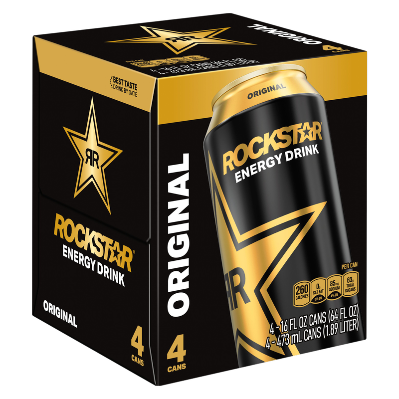 Rockstar Original 4ct 16oz Can- XL