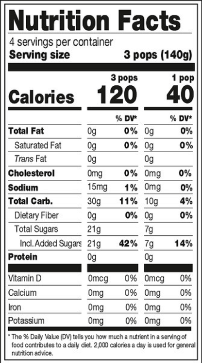 Bomb Pop Extremes Super Sour Cherry Limeade Ice Pops, 12ct