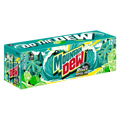 Mountain Dew Baja Blast 12pk 12oz Can