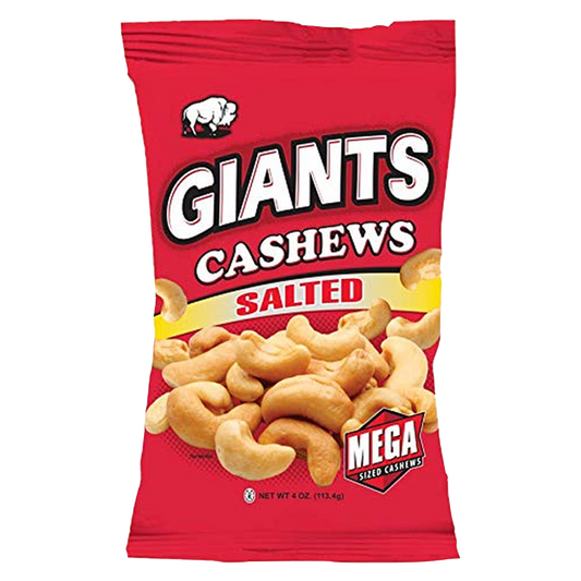 Giants Salted Cashews 4oz