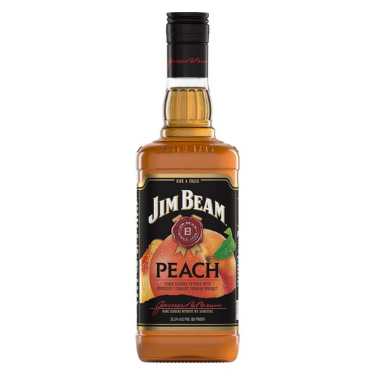 Jim Beam Peach Whiskey 750ml (65 Proof)