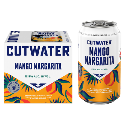 Cutwater Tequila Mango Margarita 4pk 12oz Cans 12.5% ABV