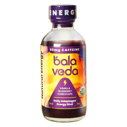 Balaveda Wicked Organic Blueberry Adaptogen Energy Shot 2oz Btl