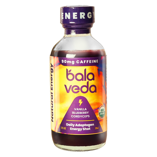 Balaveda Wicked Organic Blueberry Adaptogen Energy Shot 2oz Btl