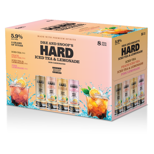 Gin & Juice Hard Tea Variety Pack 8pk 12oz Can