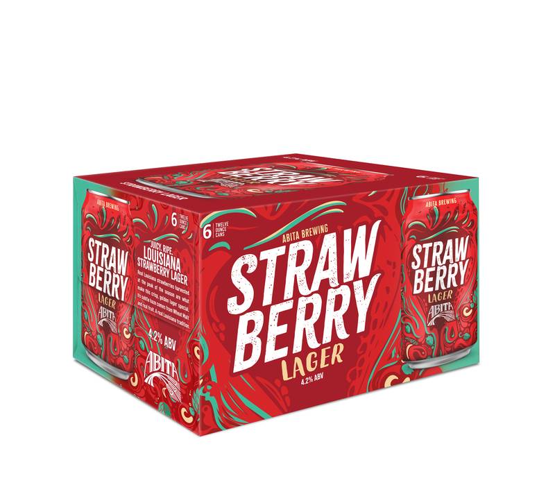 Abita Strawberry Lager 6pk 12oz Can
