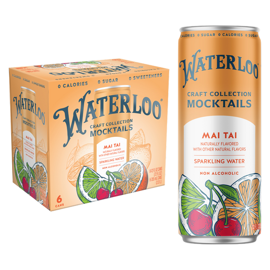 Waterloo Mai Tai Sparkling Water 6pk 12oz Can