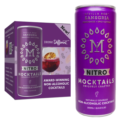 Mocktails Red Sangria 4pk 6.8oz Can