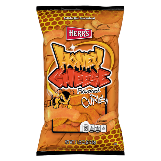Herr's Honey Cheese Curl, 7.5oz