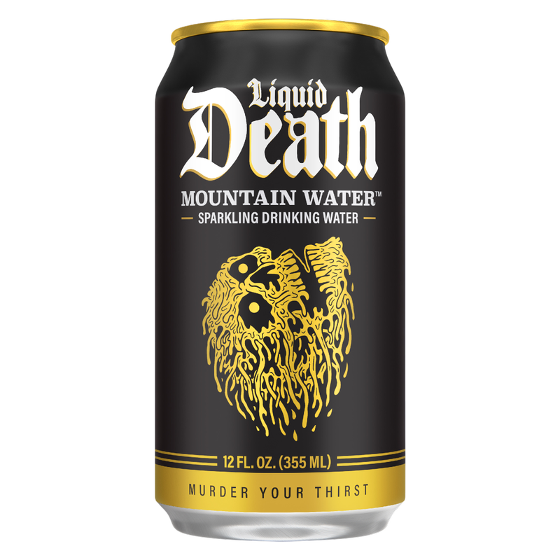Liquid Death Sparkling Mountain Water 6pk 12oz Can