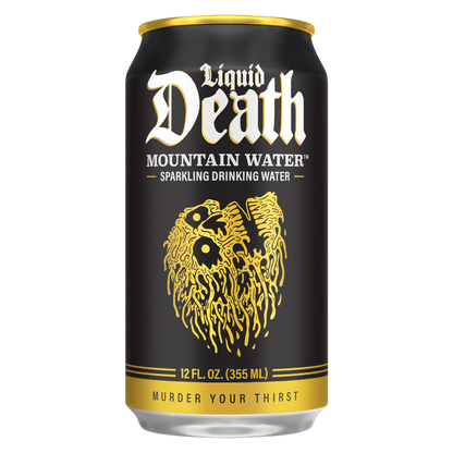 Liquid Death Sparkling Mountain Water 6pk 12oz Can