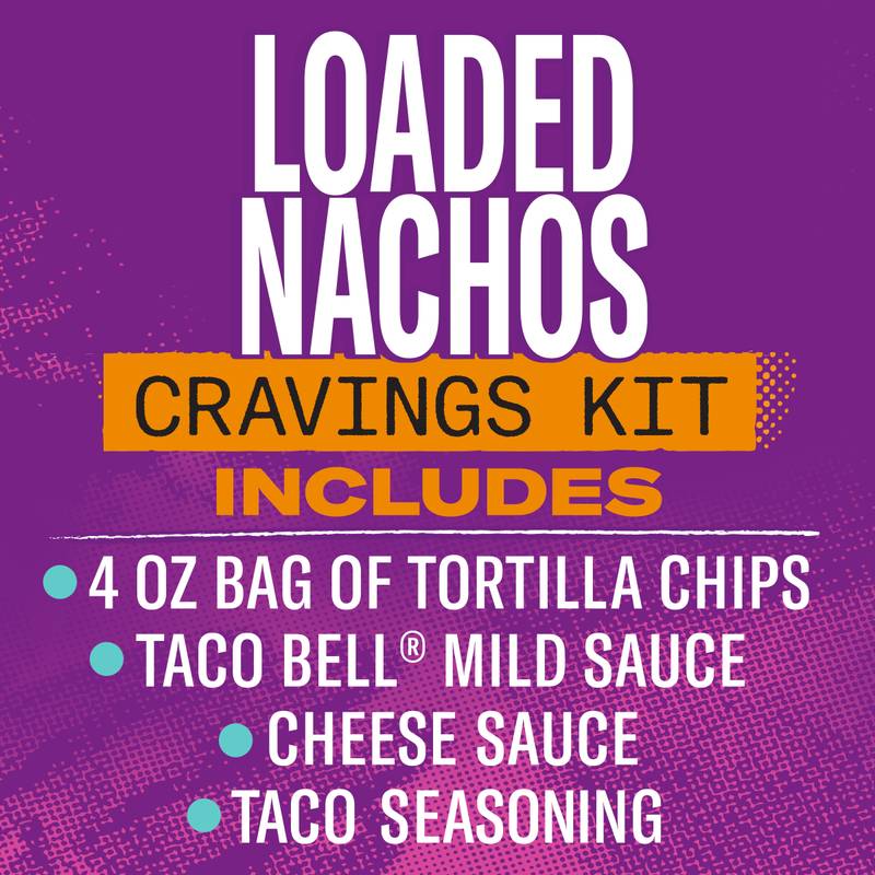 Taco Bell Loaded Nachos Cravings Kit, 12.8 oz Box