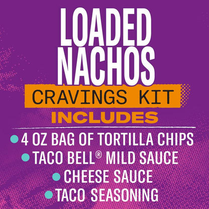 Taco Bell Loaded Nachos Cravings Kit, 12.8 oz Box