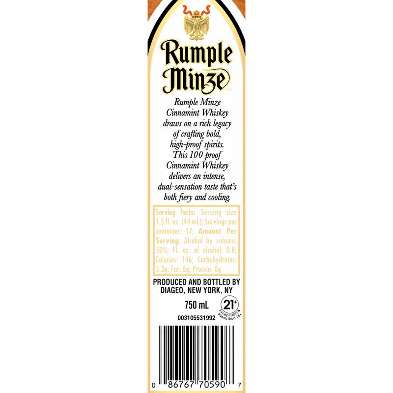 Rumple Minze Cinnamint 750ml