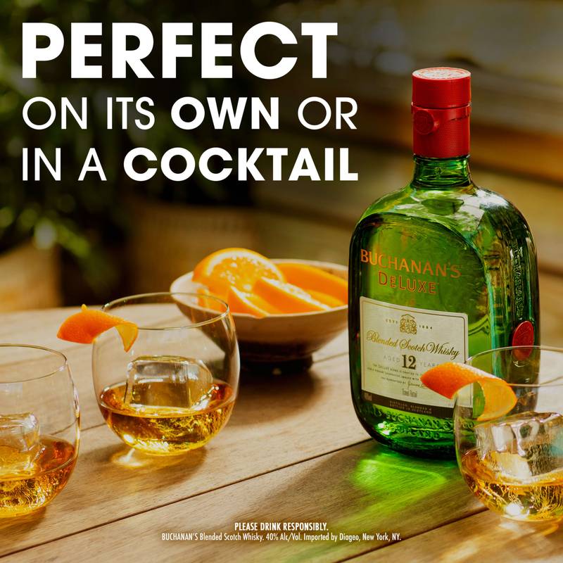 Buchanan's DeLuxe Aged 12 Years Blended Scotch Whisky, 50 mL (80 Proof)