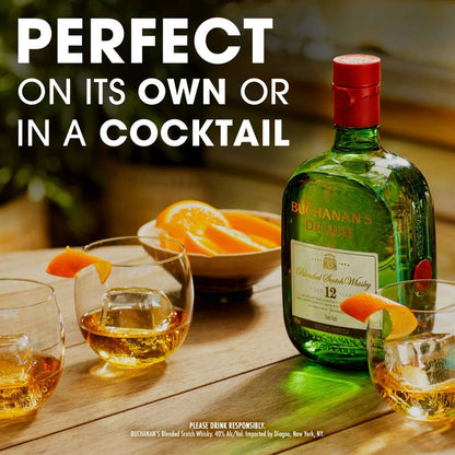 Buchanan's DeLuxe Aged 12 Years Blended Scotch Whisky, 50 mL (80 Proof)