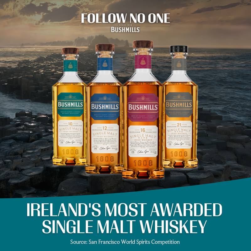 Bushmills 12 Year Irish Whiskey 750ml (80 Proof)