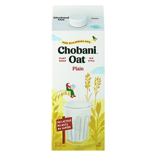 Chobani Oat Milk Plain 52oz Ctn