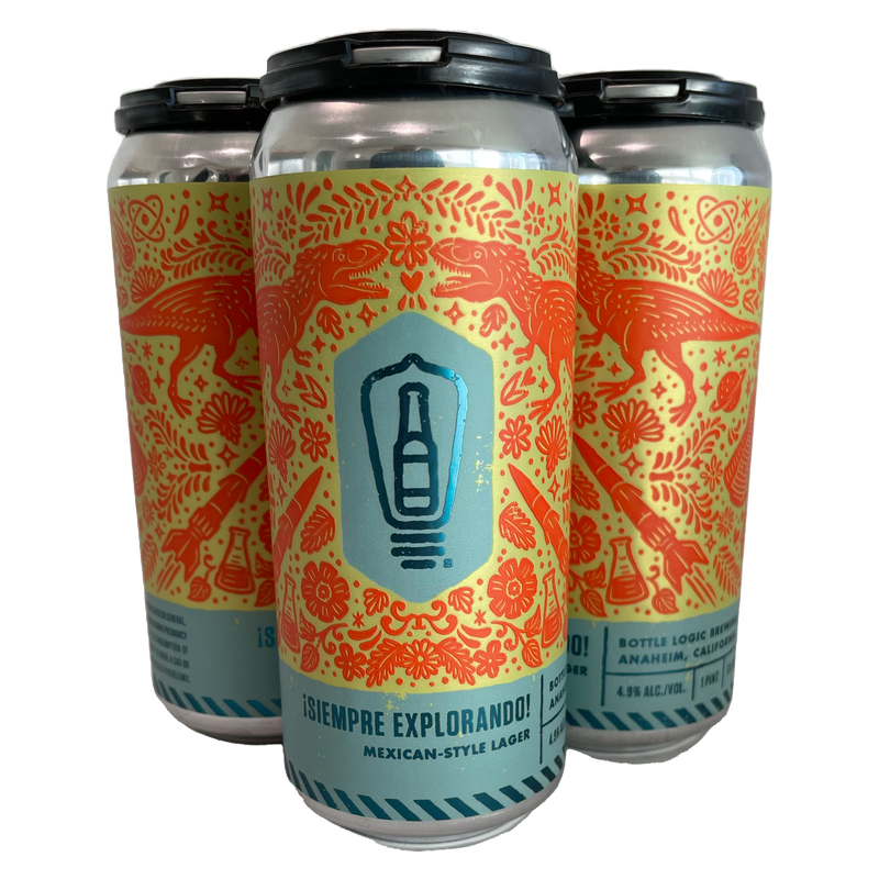 Bottle Logic Brewing Siempre Explorando Mexican-Style Lager 4pk 16oz