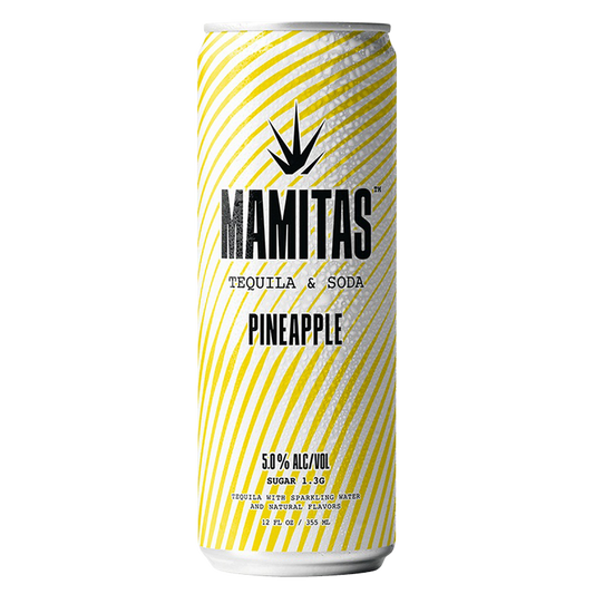 Mamitas Pineapple Seltzer Single 12oz Can 5% ABV