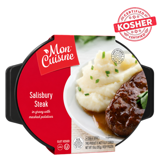 Mon Cuisine Kosher Salisbury Steak Ready Meal - 10oz