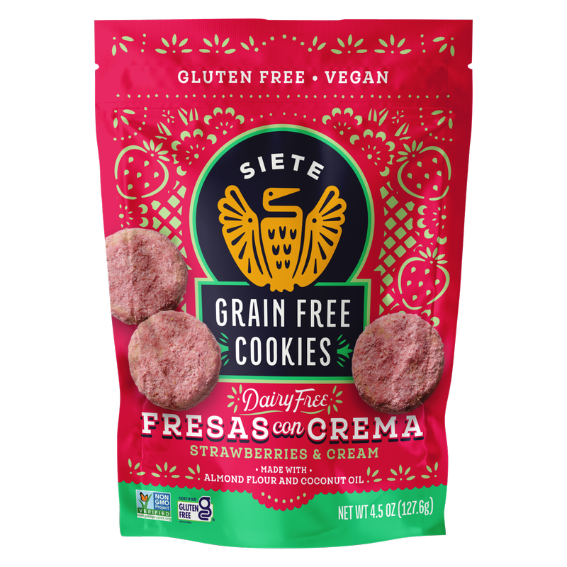 Siete Strawberries and Cream Cookie, 4.5oz