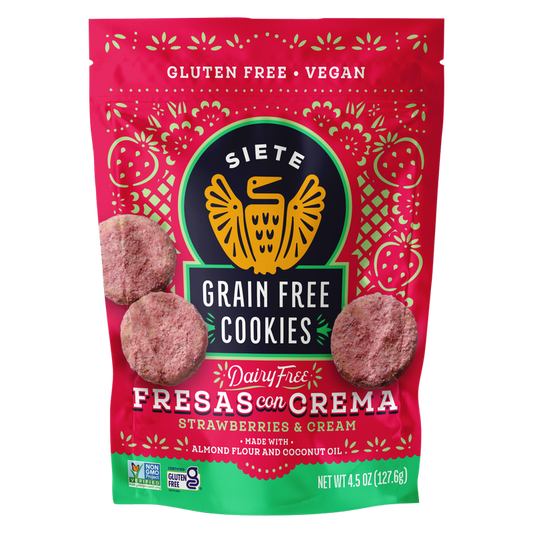 Siete Strawberries and Cream Cookie, 4.5oz