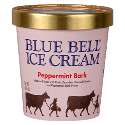 Blue Bell Peppermint Bark Ice Cream, 16oz.