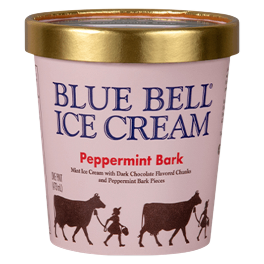Blue Bell Peppermint Bark Ice Cream, 16oz.