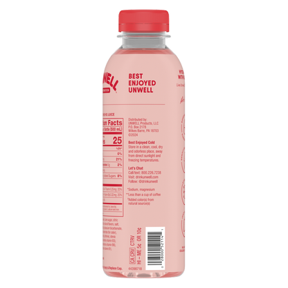 Unwell Strawberry Hydration Drink 16.9oz Btl