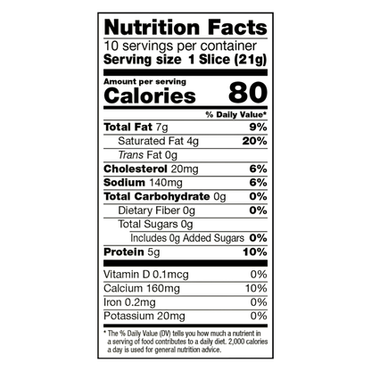 Sargento Natural Pepper Jack Sliced Cheese - 7.5oz/10 slices