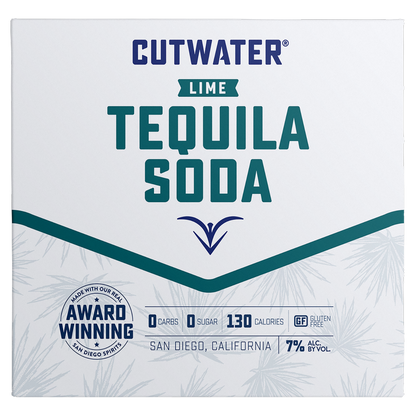 Cutwater Tequila Soda 4pk 12oz can 7% ABV