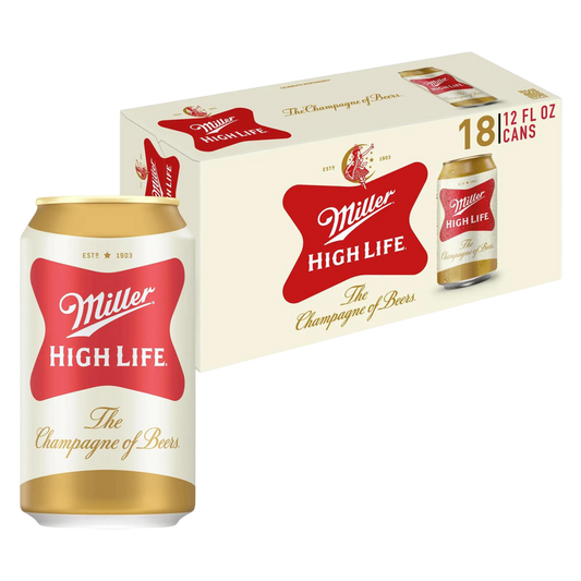 Miller High Life 18pk 12oz Can 4.6% ABV