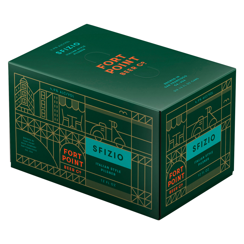 Fort Point Sfizio Italian Pilsner 6pk 12oz Can
