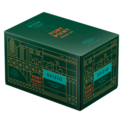Fort Point Sfizio Italian Pilsner 6pk 12oz Can