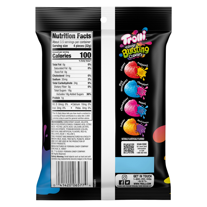 Trolli Sour Bursting Crawlers 4.25oz