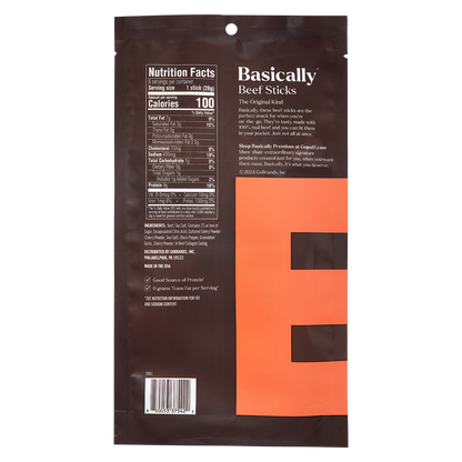Basically Premium Original Beef Sticks, 6ct