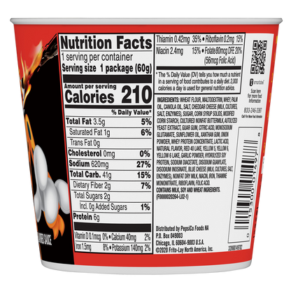 Cheetos Flamin Hot Mac & Cheese Cup 2.11oz