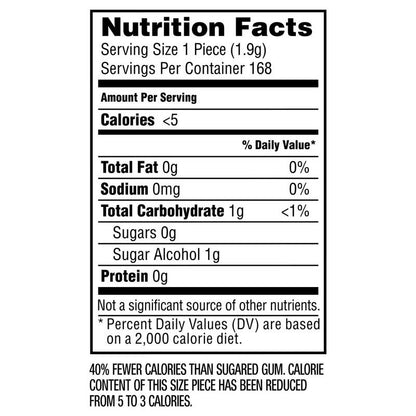 ORBIT Gum Spearmint Sugar Free Chewing Gum, Single Pack, 14 Piece