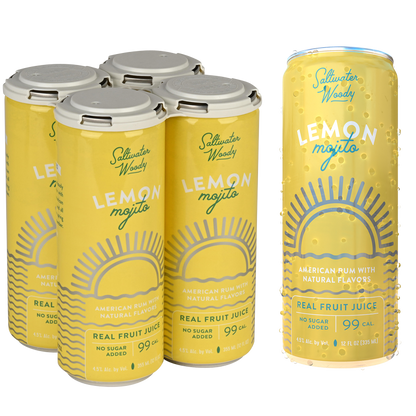 Saltwater Woody Lemon Mojito 4pk 12oz Can 4.5% ABV