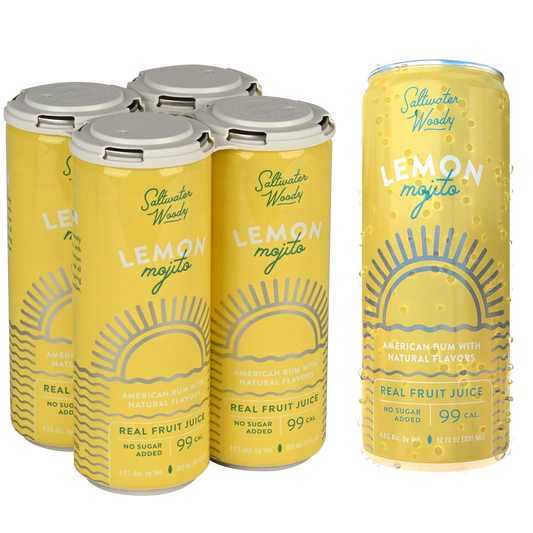 Saltwater Woody Lemon Mojito 4pk 12oz Can 4.5% ABV