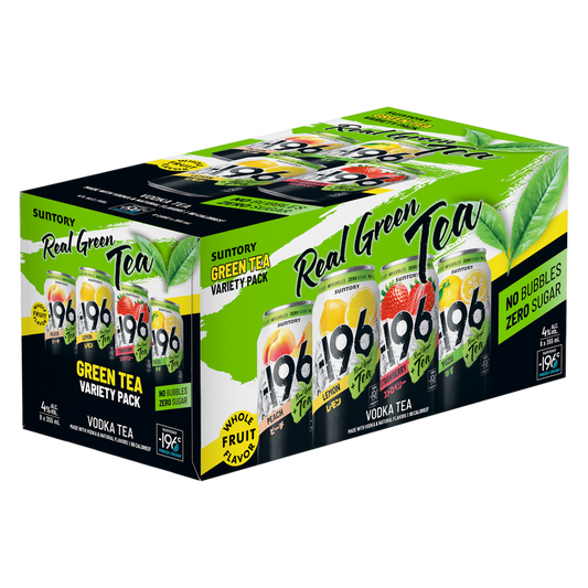 -196 Green Tea Variety Pack 8pk 12oz Can