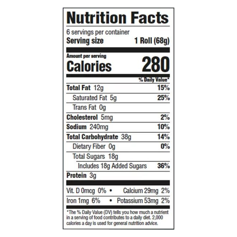 Cinnabon Frosted CinnaSweet Swirls, 6ct