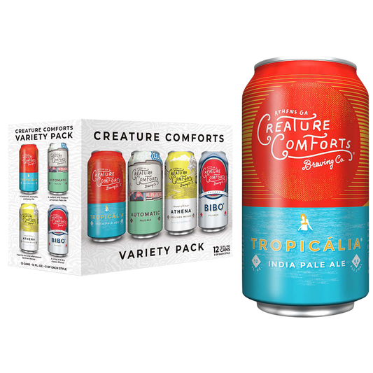 Creature Comforts Brewing Company Variety Pack 12pk 12oz Can ABV Varies
