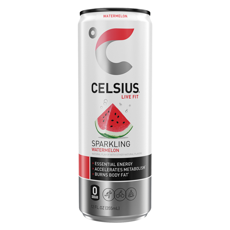 CELSIUS Sparkling Watermelon Essential Energy Drink 12oz Can