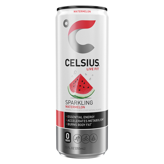 CELSIUS Sparkling Watermelon Essential Energy Drink 12oz Can